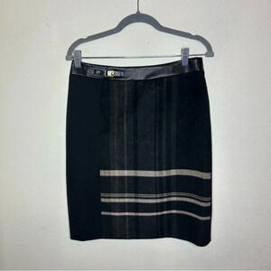 NWT Tahari Faux Leather Skirt Size 8